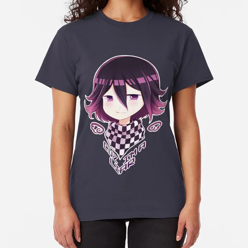 Cuz I'm a liar футболка д р danganronpa v3 Новинка killing harmony ouma kokichi oma kokichi| |