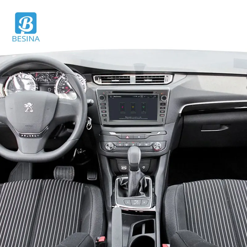 Besina Android 10 0 мультимедийный автомобильный DVD навигатор для Peugeot 408 308 308SW Авторадио