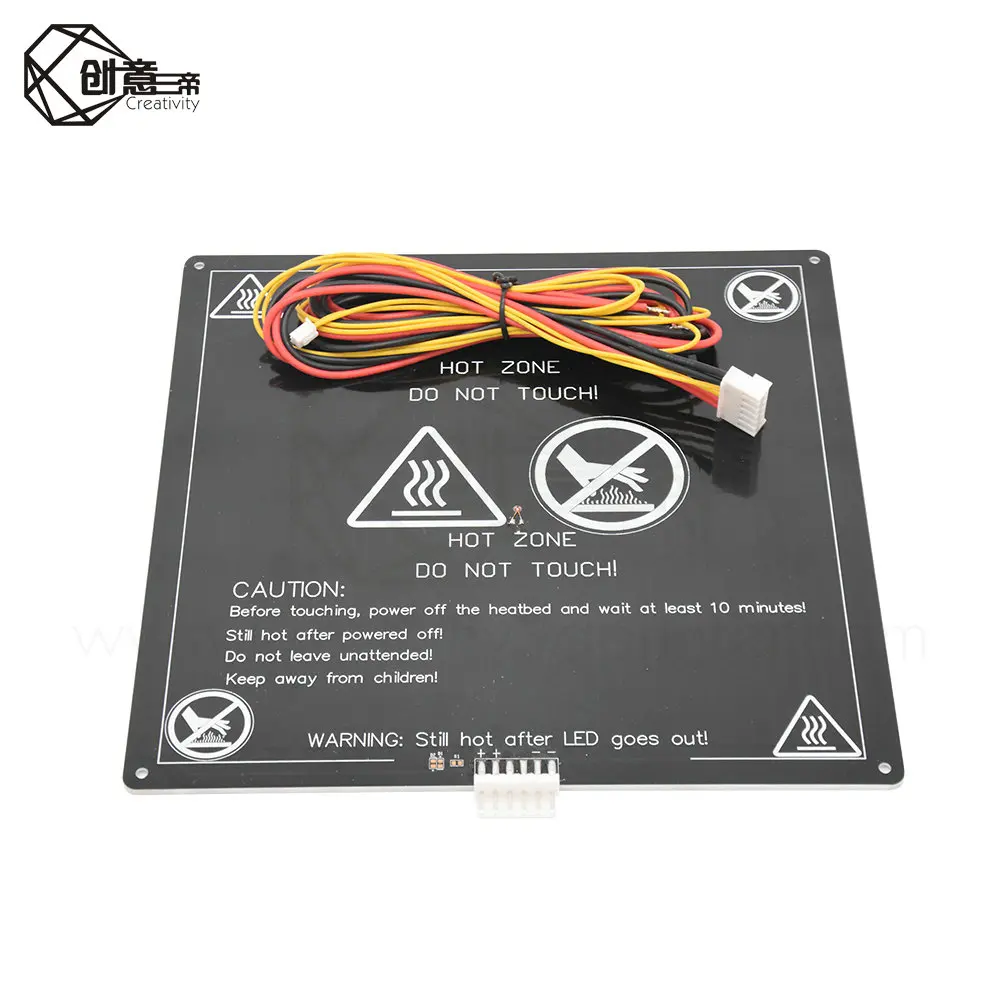 MK3 Mk2 Подогреваемая кровать 12 В 24 Запчасти для Reprap Mendel HotBed 3D принтеры часть 220*220 мм