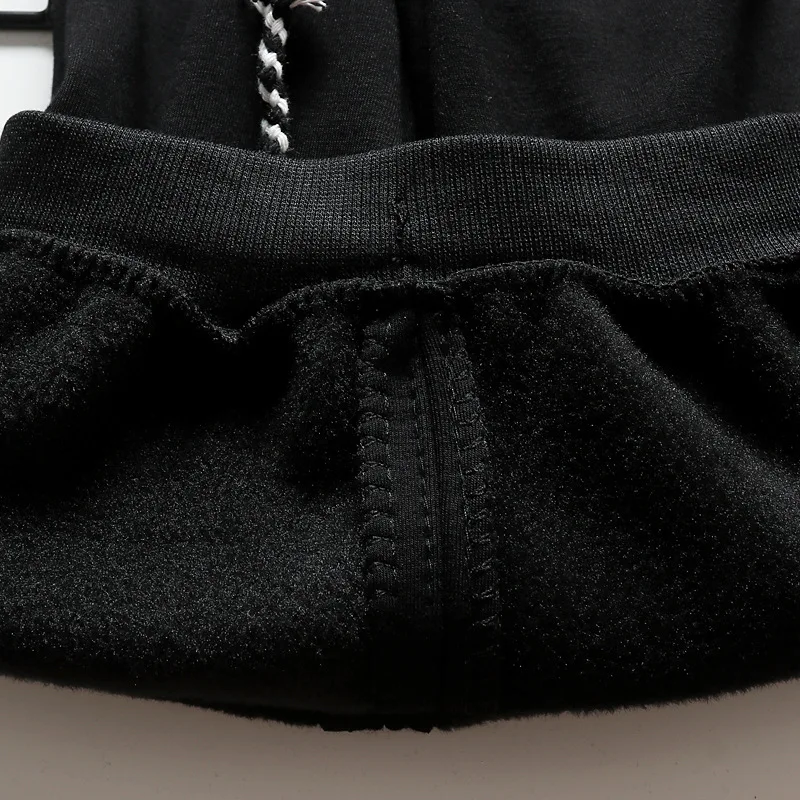 Детские штаны Осень-зима 2019 бархатные теплые хлопковые с мультяшным рисунком для