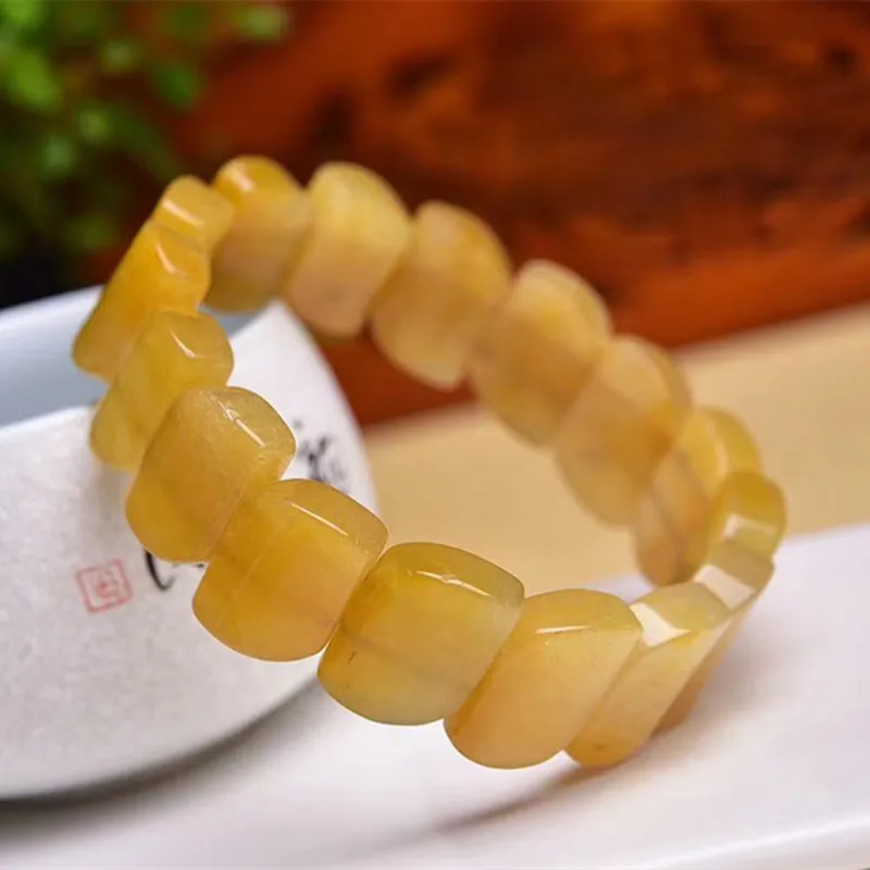 Браслеты из натурального хрусталя браслет со старым топазом для женщин и мужчин