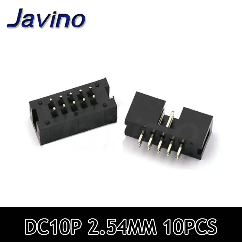 10 шт. прямые разъемы DC3 6P 8P 10P 14P 16P 20P 26P 30P 34P 40P 50P 2 54 мм|Соединители| |