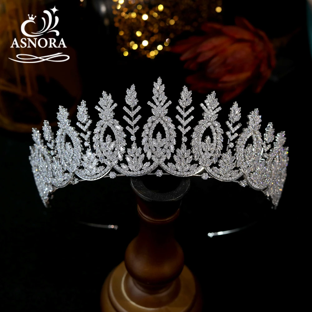 

Новая корона с фианитами для невесты тиара с листьями и кристаллами повязка на голову свадебные аксессуары для волос Бесплатная доставка