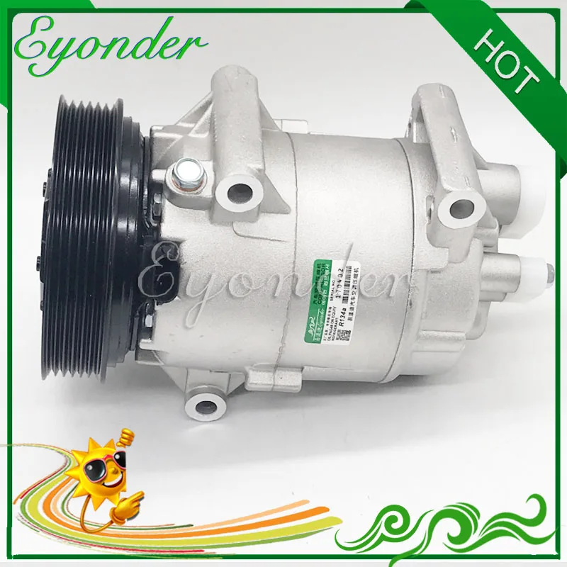 Компрессор кондиционера AC A/C охлаждающий насос PV6 CVC для RENAULT MEGANE SCENIC 8200050141 8200316164