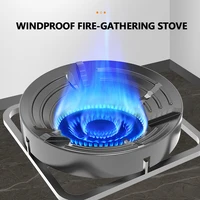 kitchen accessories gas stove energy saving cover windproof disk fire reflection windproof bracket accessories for lpg cooker