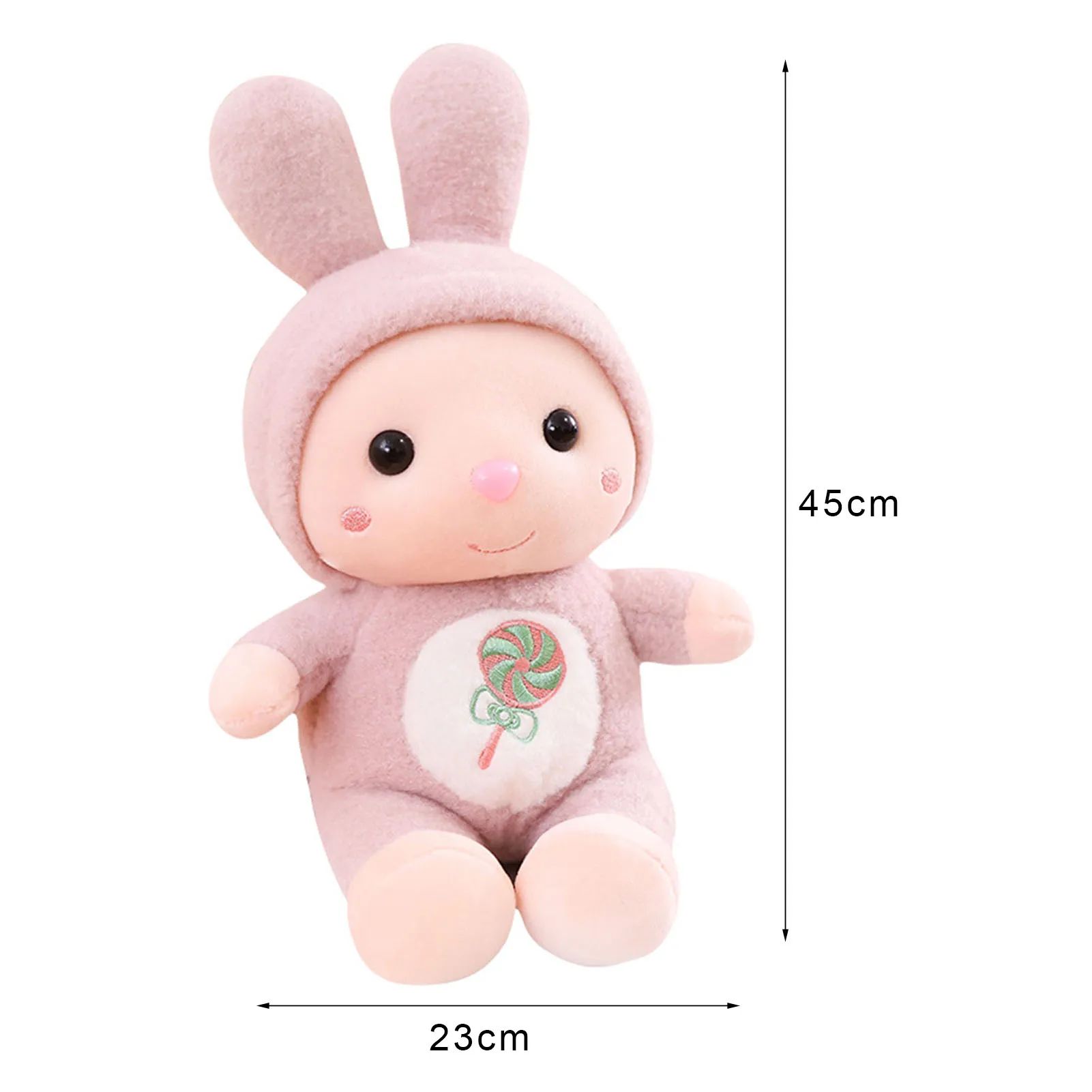 

30/45cm Cute Soft Rabbit Shaped Design Stuffed Plush Doll Pillow Toy Gift Decor
