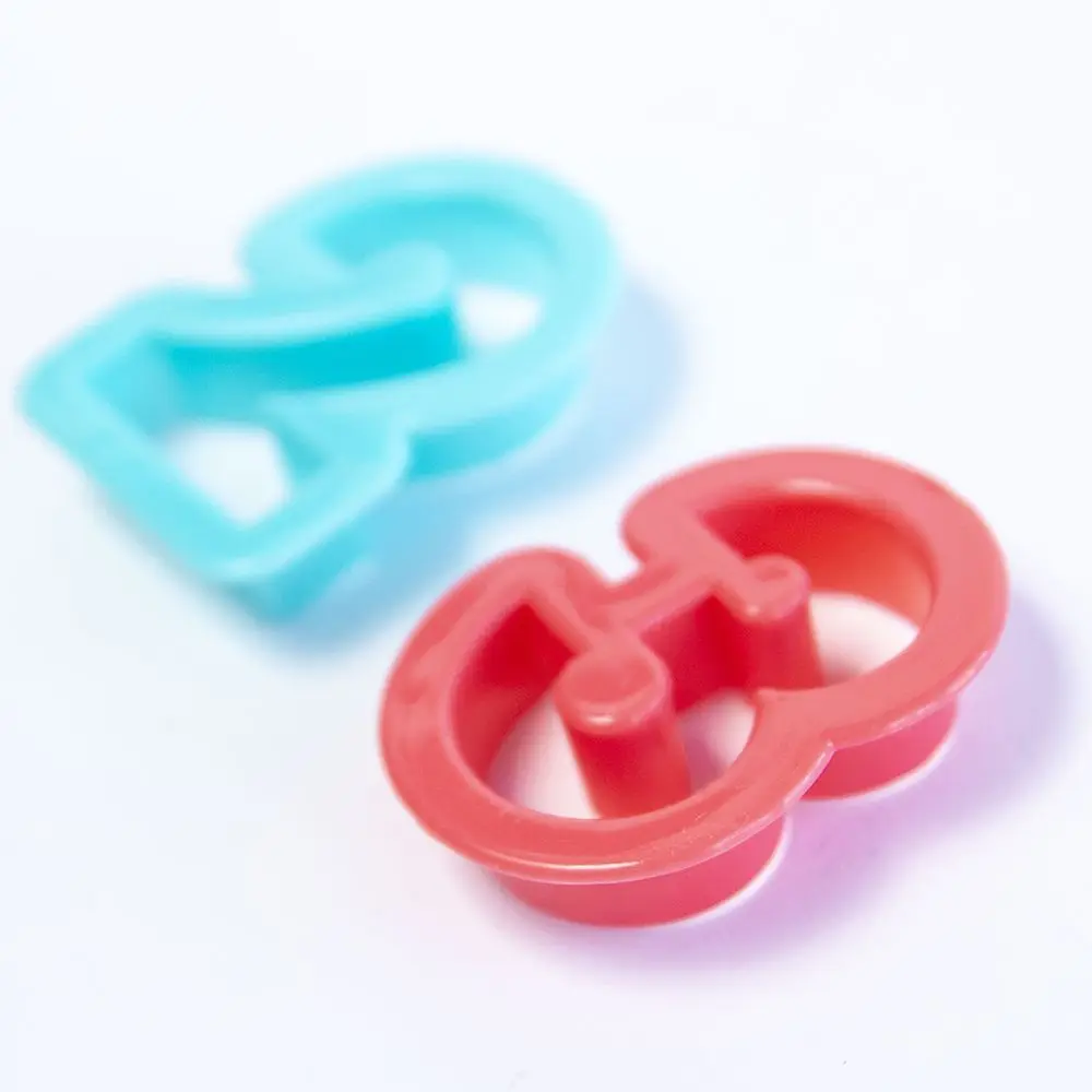10 шт./компл. 3D форма с цифрами DIY Fondant для торта резак печенья Форма украшения