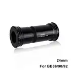 Подшипник BB86 24 мм BB92 BB90, нижние кронштейны, винтовой тип 24 мм, адаптер, поджим, ось, велосипедная кривошипная цепь