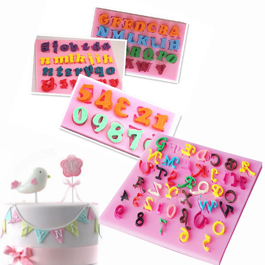 3 шт./компл. DIY Инструменты для украшения торта шоколадная форма с буквенным