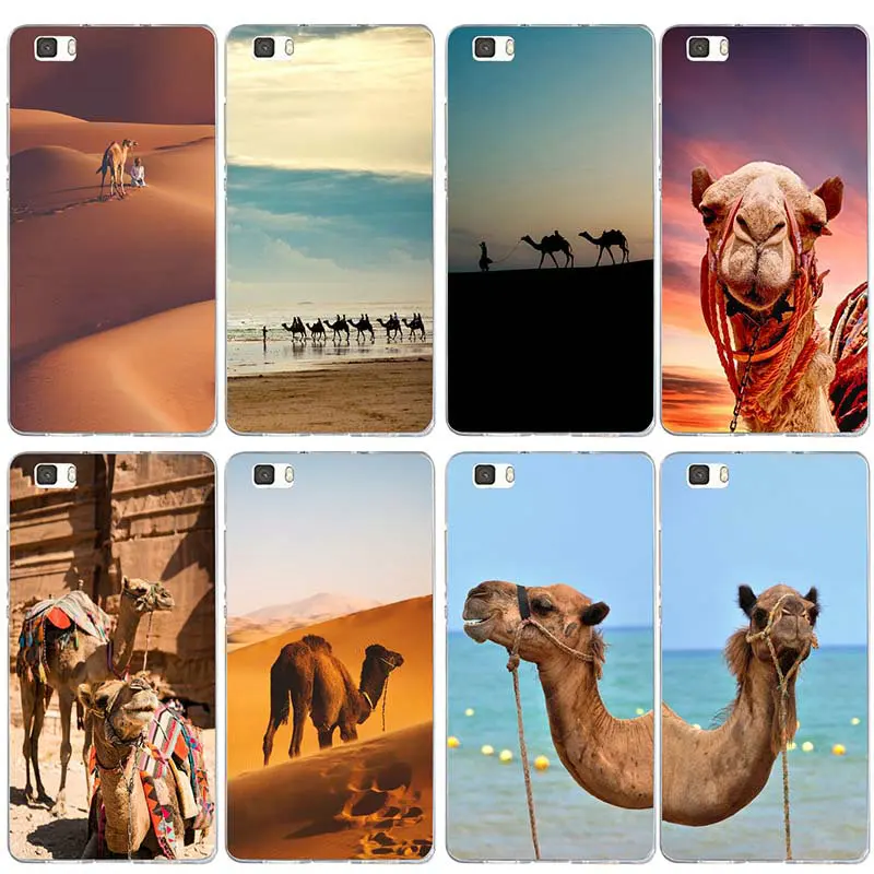 Camel Egypt дорожный белый мягкий ТПУ мобильный телефон чехлы для Huawei P8 P9 P10 P20 P30 Honor 6X 7X