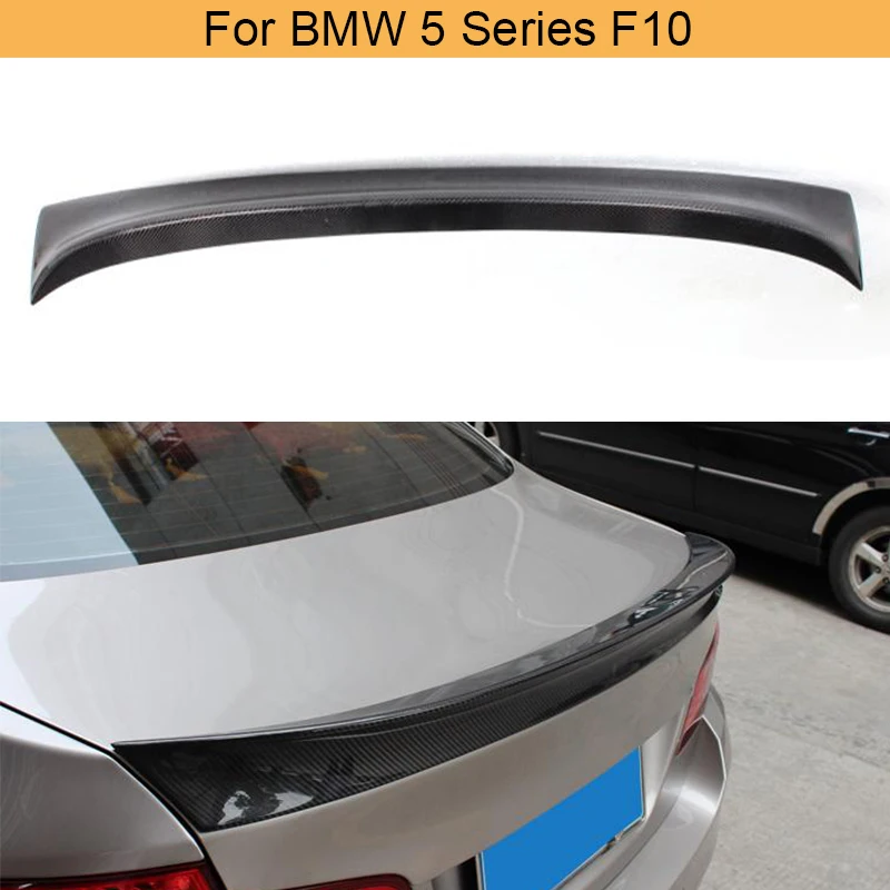 

Car Rear Wing Spoiler for BMW 5 Series F10 520i 525i 528i 535i 550i 2010-2013 Car Rear Trunk Boot Lip Wing Spoiler Carbon Fiber