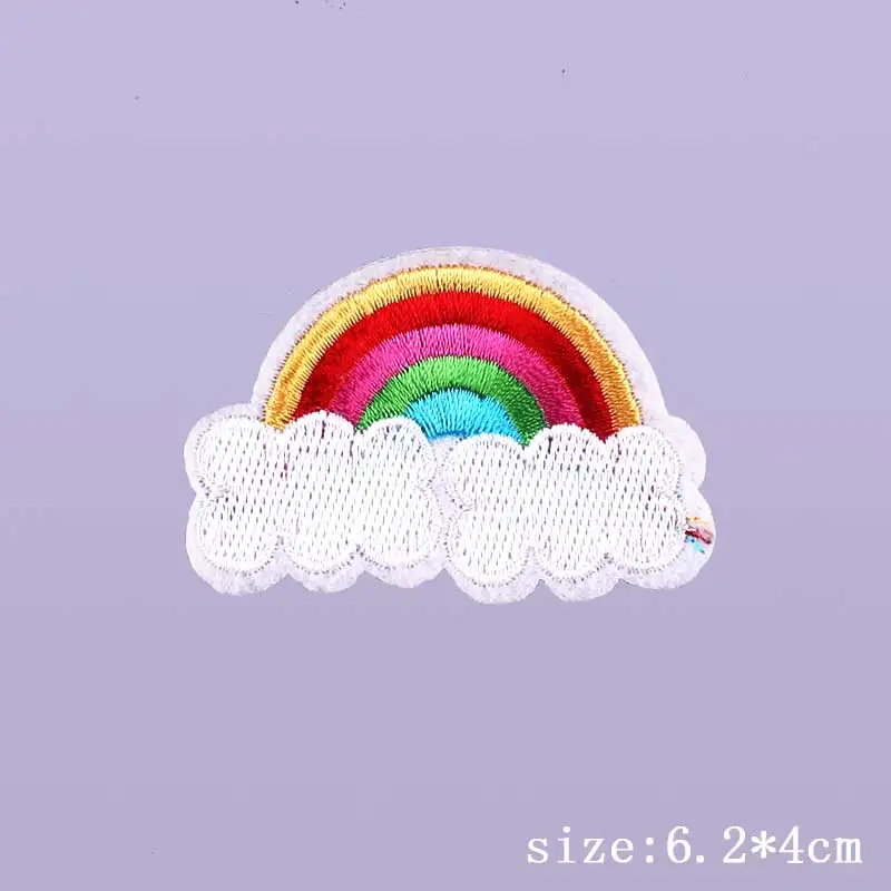 Нашивки с вышивкой в виде животных для одежды термоклейкие нашивки Ecusson утюга на