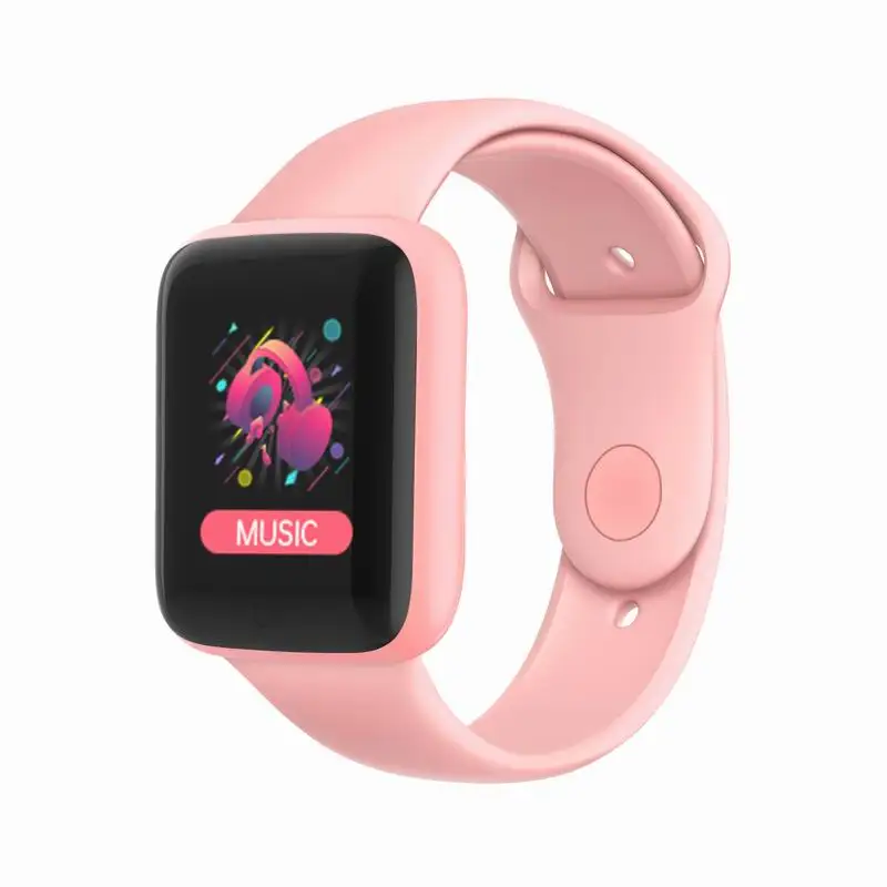 

HD Color Screen Men's Smart Watch Y68 Heart Rate Monitoring Fitness Exercise GPS Track Call Reminder Women's Kids Smart Bracelet