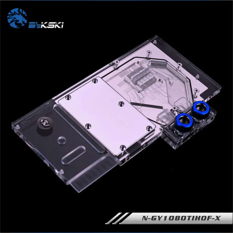 Водяной блок Bykski с полным покрытием графического процессора для видеокарт GALAX