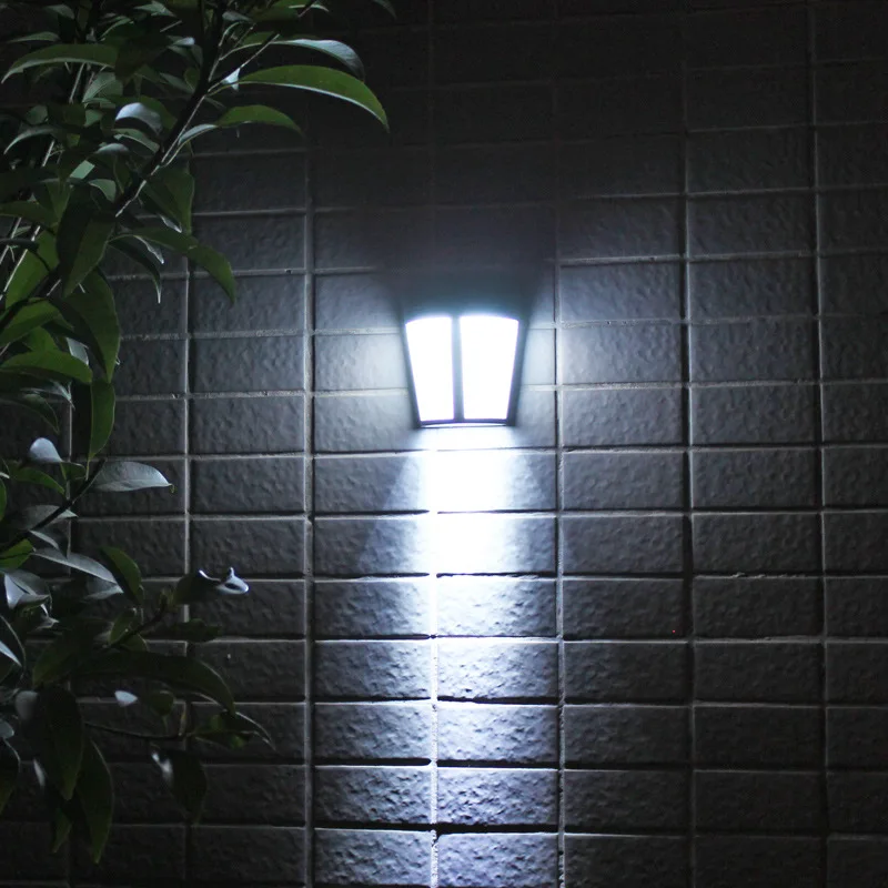

Wall Lamp & Outdoor Waterproof Solar Powered 6 LED Solar Two Modes LP65 Fence Light Garden Lamp Decoration Night Security Light