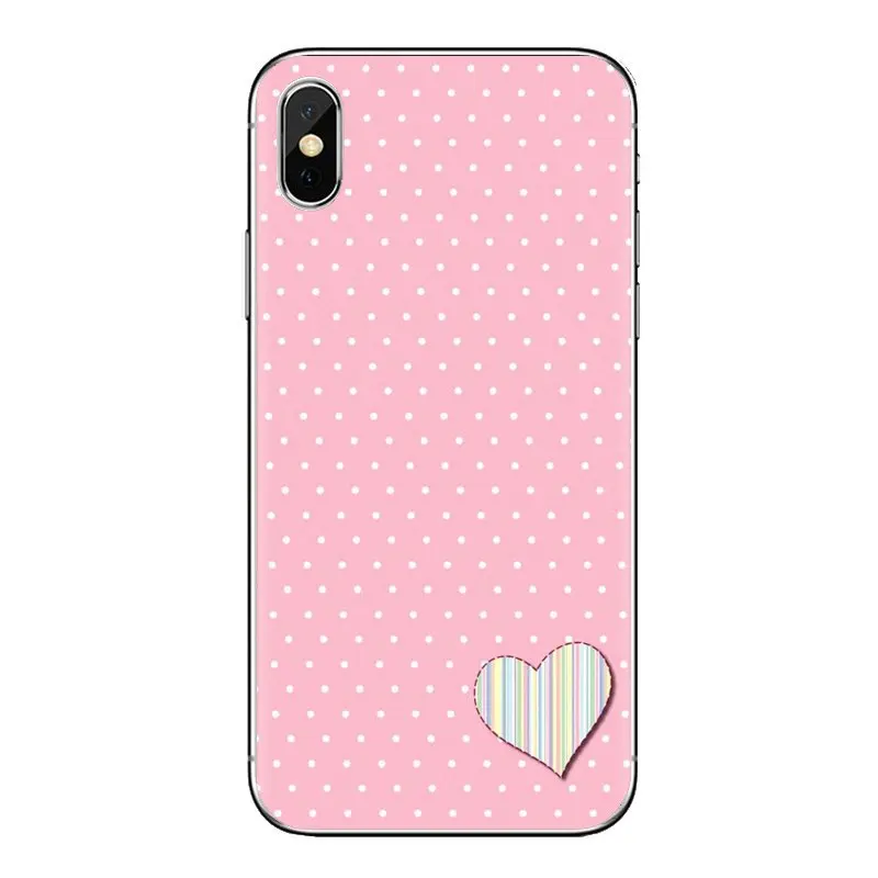 Розовый сердце полосы принцесса для iPod Touch Apple iPhone 11 Pro 4 4s 5 5S SE 5C 6 6S 7 8 X XR XS Plus Max