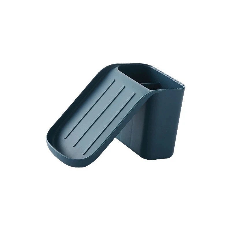 

Bathroom Wall-Mounted Soap Holder Drainage Storage Finishing Racks Strong Seamless Stickers Hole-Free Soap Box