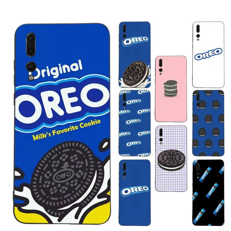 

Milk Chocolate Biscuit Phone Case Soft Silicone Case For Huawei P 30lite p30 20pro p40lite P30 Capa