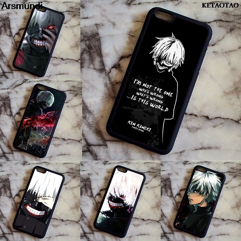 Arsmundi известный Токийский Гуль Кен канеки телефонные чехлы для iPhone 4S SE 5S 6S 7 8 Plus X XR
