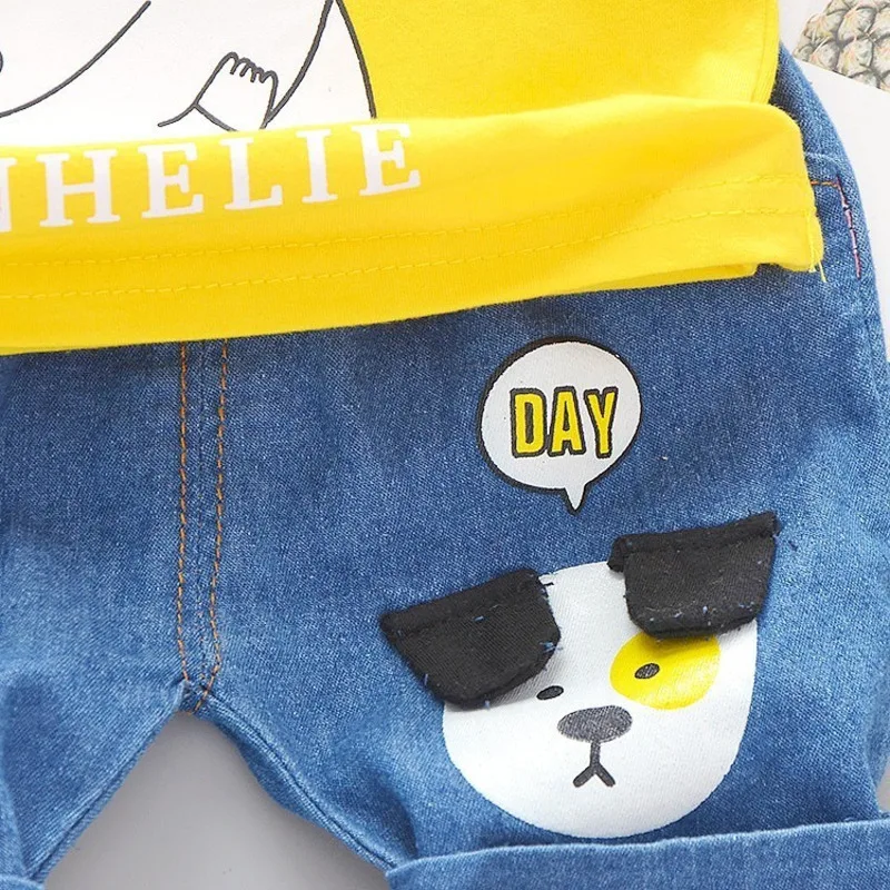 

Kids Boys Girls Summer Clothes Children Cartoon T Shirt Shorts 2pcs/Sets Baby Infant Cotton Clothing Toddler Fashion Tracksuits