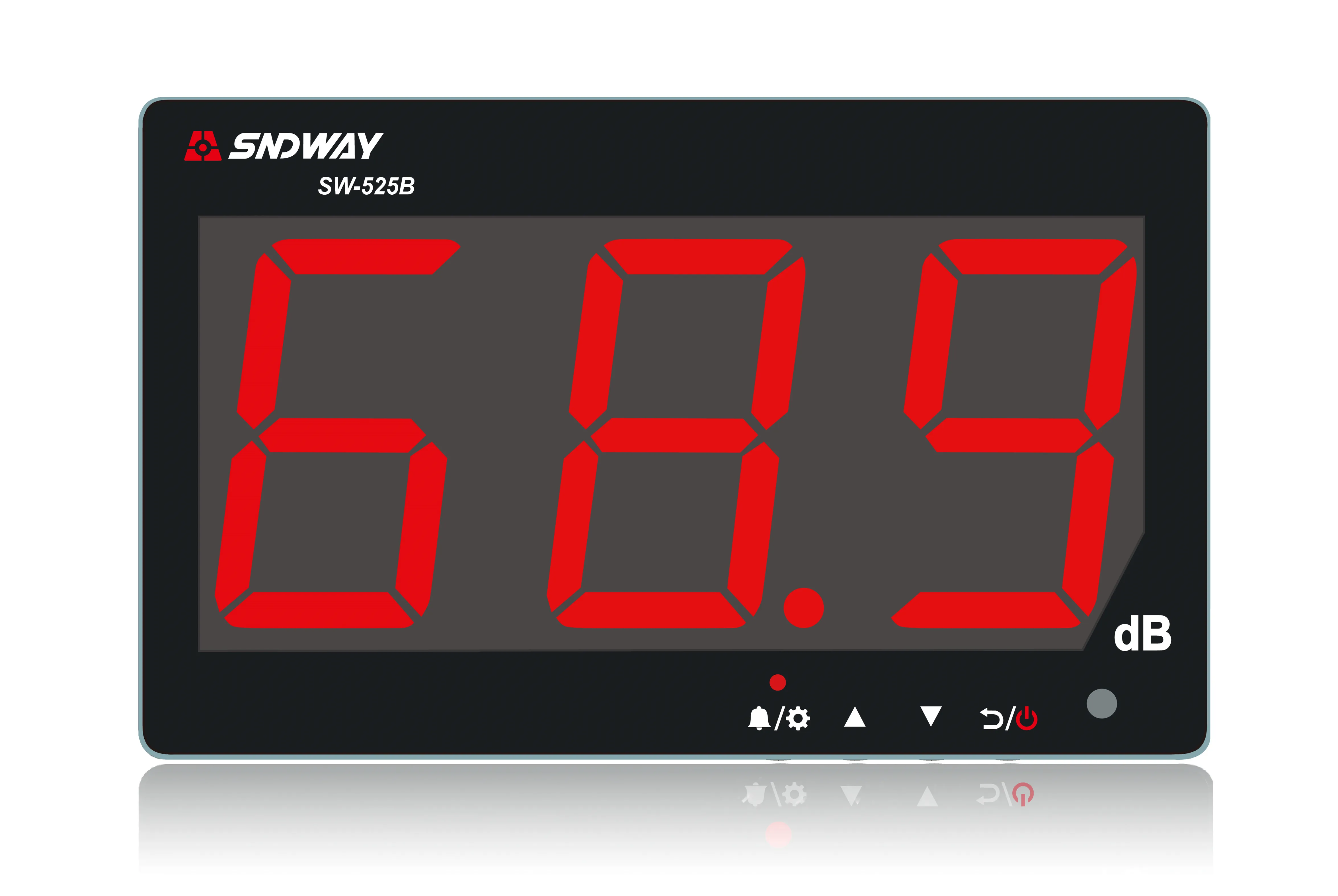 SW 525B цифровой измеритель уровня звука 30 ~ 130db большой экран дисплей Ресторан