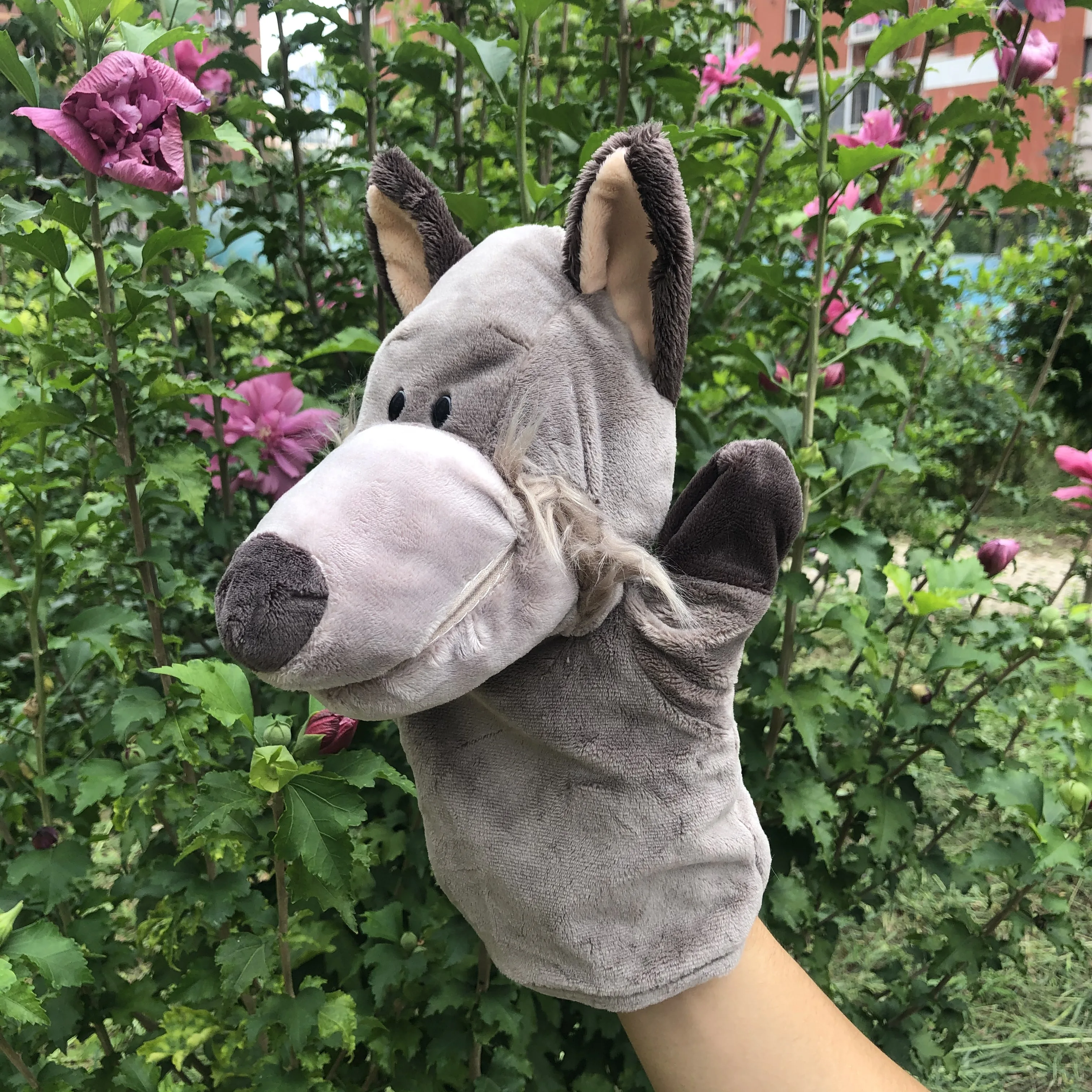 24 см марионетка в виде симпатичных животных плюшевые детские мягкие игрушки волк