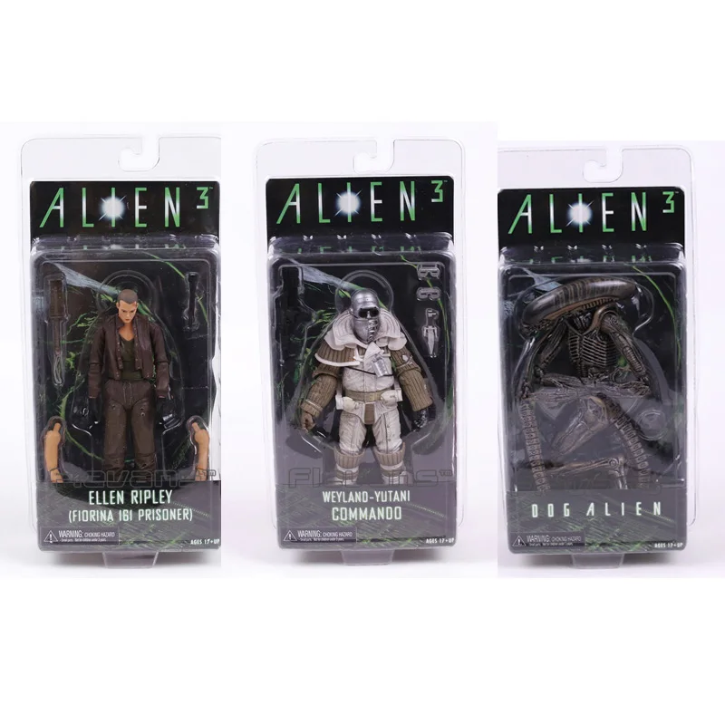 Экшн фигурка NECA ALIEN 3 Ellen Ripley / Dog Alien Weyland yuтани из ПВХ Коллекционная модель