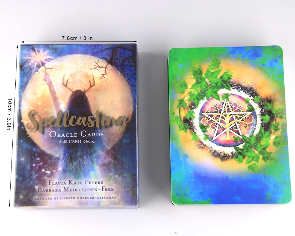 Карты Spellcasting с формами Оракл: колода 48 картами Узнайте как работать фазами