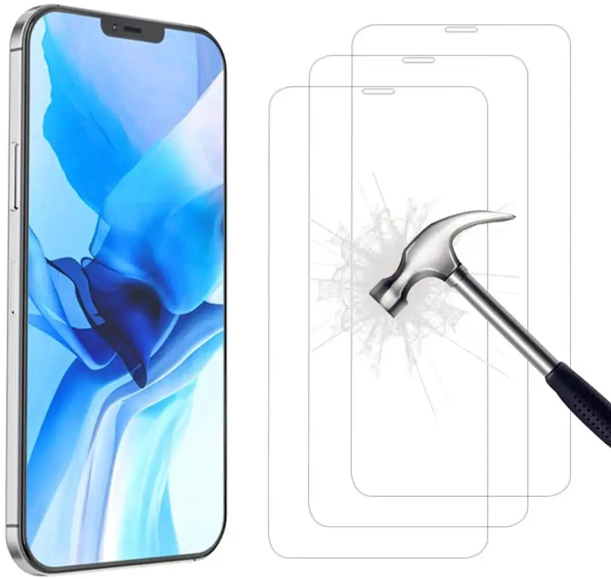 

Закаленное стекло для iPhone 12, 11 Pro Max, Защита экрана для iPhone X, XS, XR, 11, 12 Pro Max, 12 Mini, защитное стекло