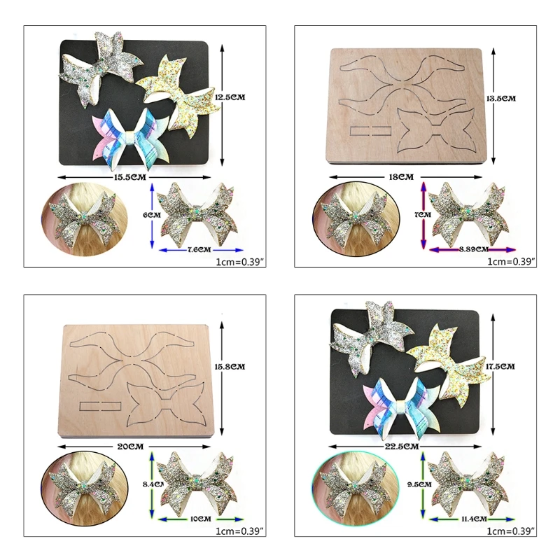 

XXFD Bow Bowknot Wooden Cutting Dies Stencil DIY Scrapbooking Album Stamp Craft Decor