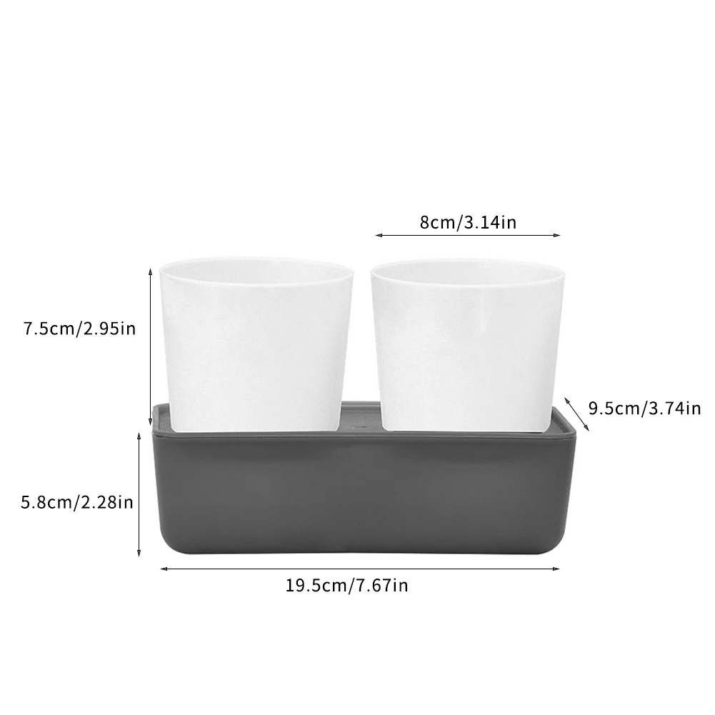 

Self Watering Plant Pot Indoor Automatic Water Suction Absorbing Flowerpot Water Storage Plant With Tray For Home Tabletop Decor