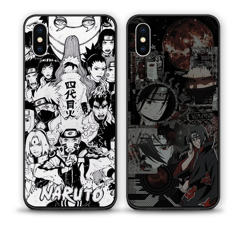 Чехол Наруто Какаши японского аниме для iphone 5 чехол задней панели 6 6S 7 8 X XS XR 11 Pro Max