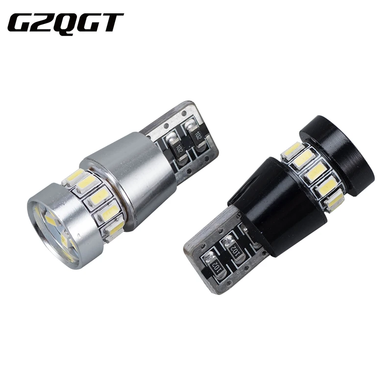 10 шт. автомобильный T10 светодиодный w5w 3014 18SMD Желтый Янтарный для поворота
