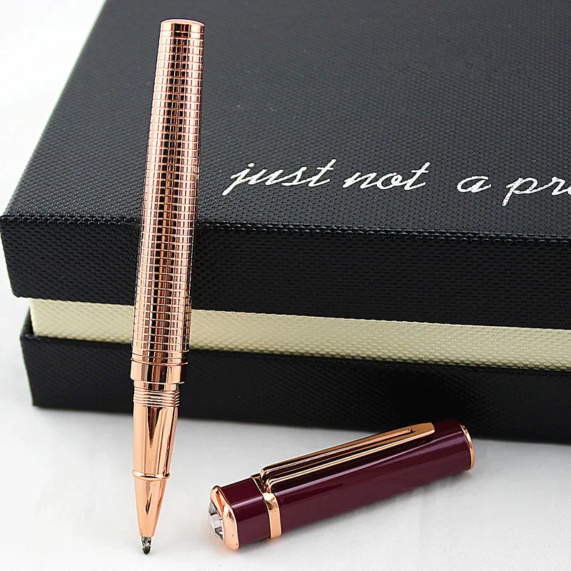 

luxury Writing Cute pens gift Rollerball Pen School & Office Supplies Metal Ballpoint Pen For Student Stationery Gift