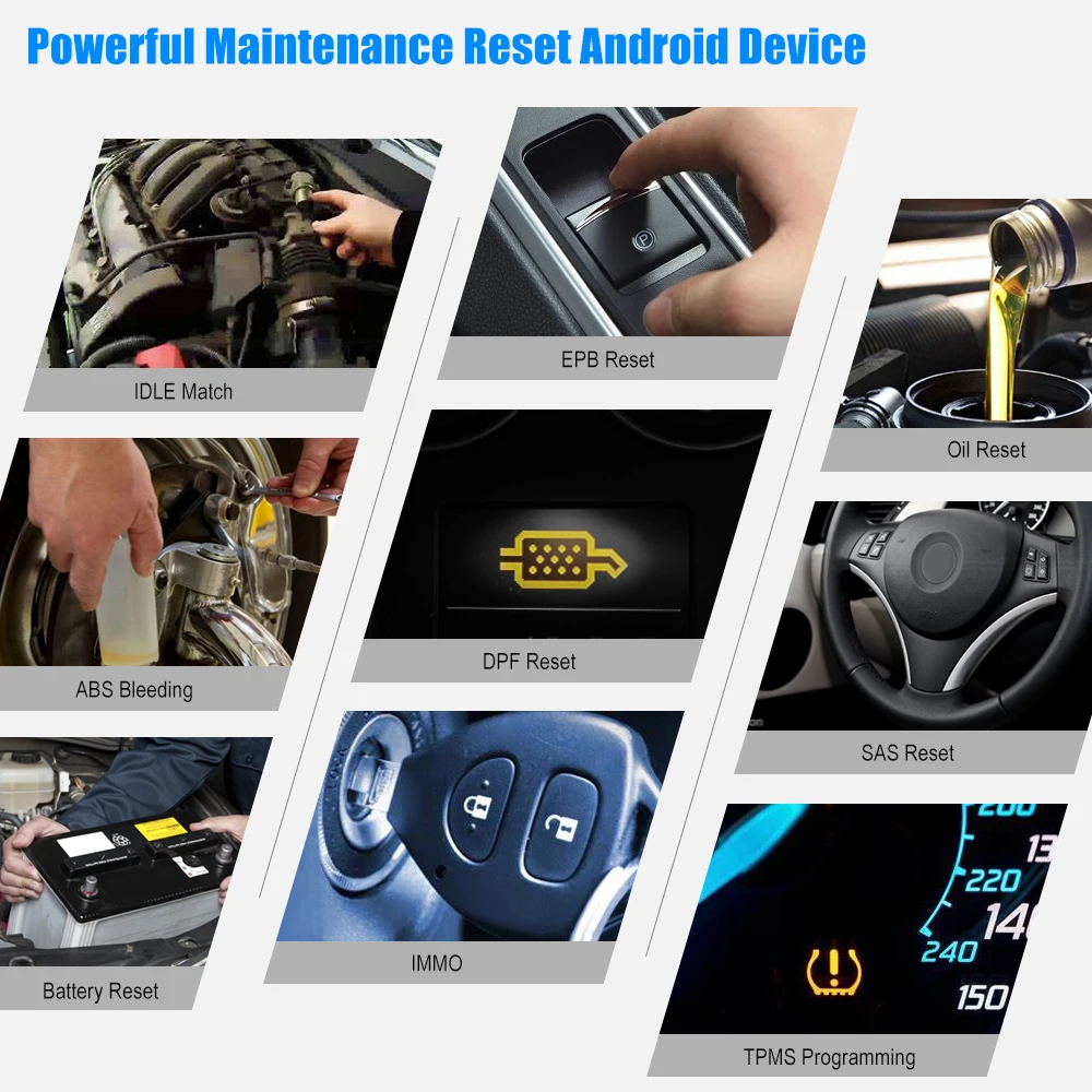 Launch AIDIAGSYS полная система OBD2 Диагностический Инструмент ABS SAS DPF EPB сброс масла Автомобильный сканер TPMS программа OBD 2 сканер Launch