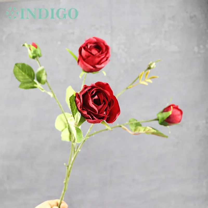 1 piece as photo INDIGO-DIY красный цветок орхидеи/райская птица/Гербера/Калла/антуриум Цветочная композиция Свадебная вечеринка событие - Цвет: 1 piece as photo