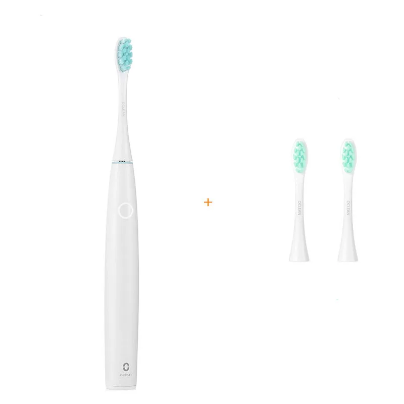 blue set 11 Oclean воздушная электрическая щетка, интеллектуальная звуковая электрическая зубная щетка с управлением через приложение+ 2 шт Насадки для щёток, чувствительная к давлению кнопка - Цвет: blue set