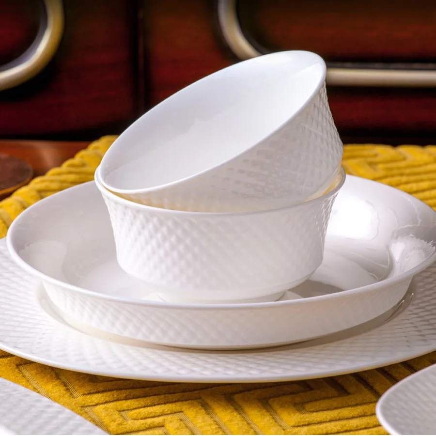 60 головок керамика Цзиндэчжэнь китайские блюда набор посуды в европейском стиле