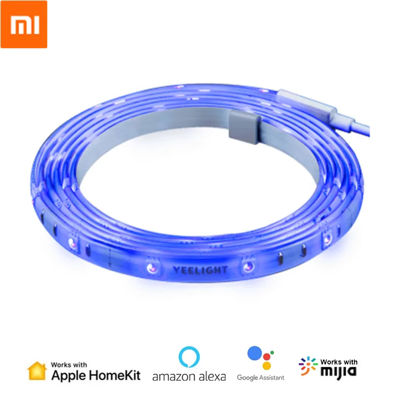 Xiaomi Yeelight световая полоса плюс умный светодиодный Светлая повязка Расширительная версия пульт дистанционного управления работа с HomeKit MIJIA умный дом приложение
