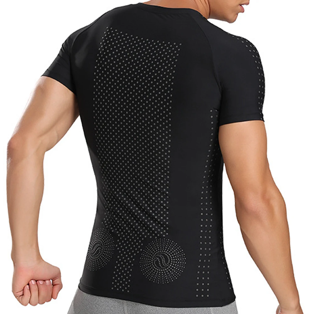 Men Slimming Vest Body Shaper Corset Compression Shirts Shapewear Girdle Shirts Modeling Strap Male Super Elastic Breathable