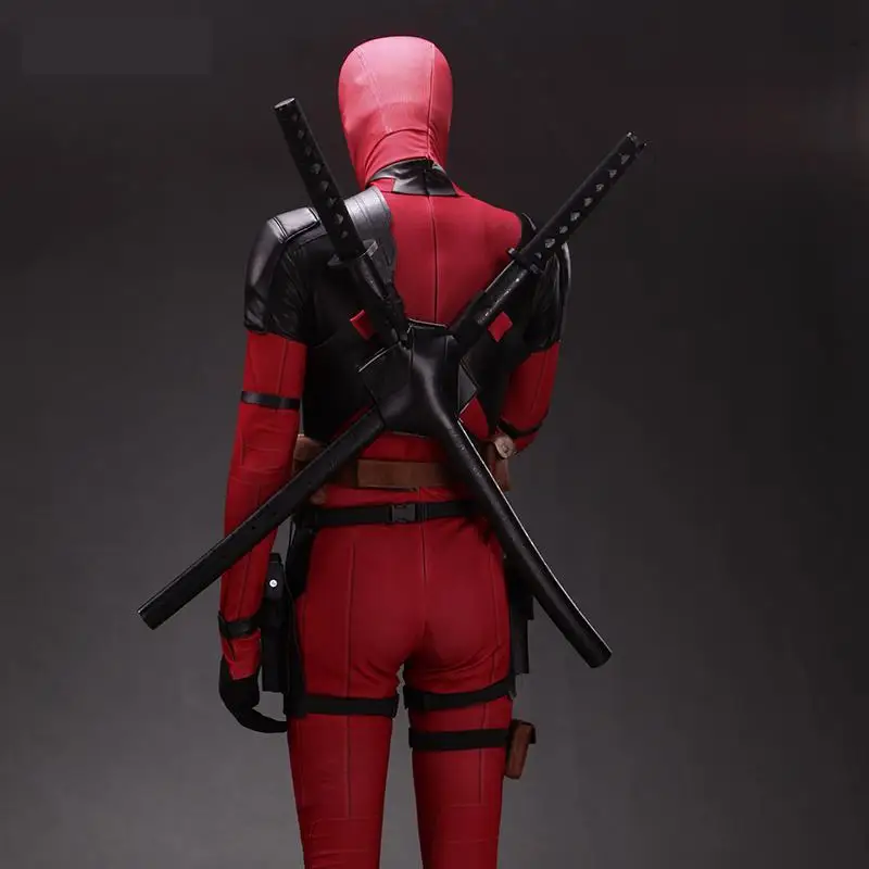 Дэдпул Косплей Костюм Уэйд Уинстон Уилсон боди Делюкс Полный комплект с маской
