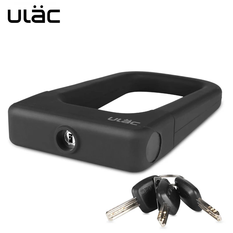 

ULAC Bike Lock With 3 Keys Security Anti-theft Bicycle Lock Magnesium Alloy Strong Padlock for Bicycle Motorcycle Cycle U Lock