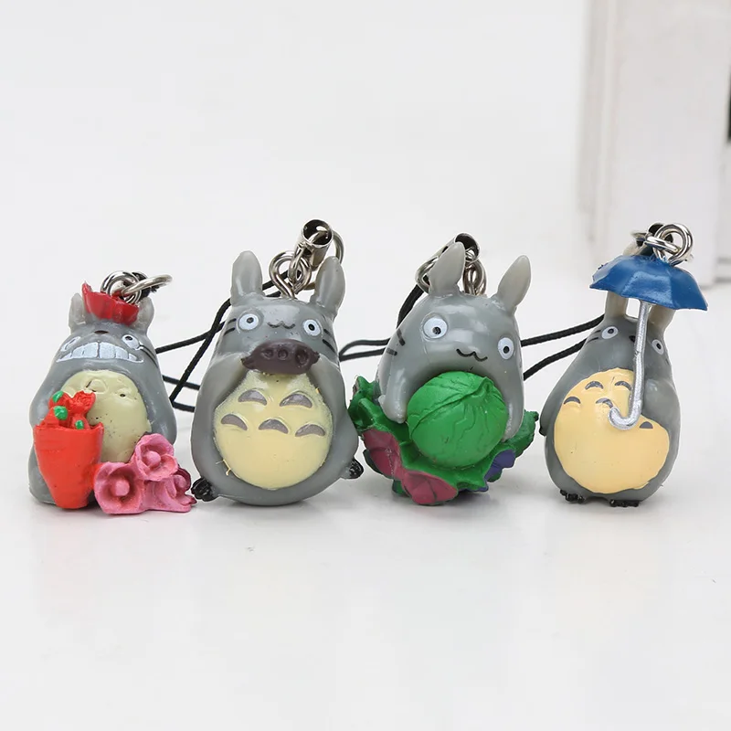 12 шт./компл. Kawaii Мой сосед Тоторо Мэй брелок мультяшный анимация фигурка