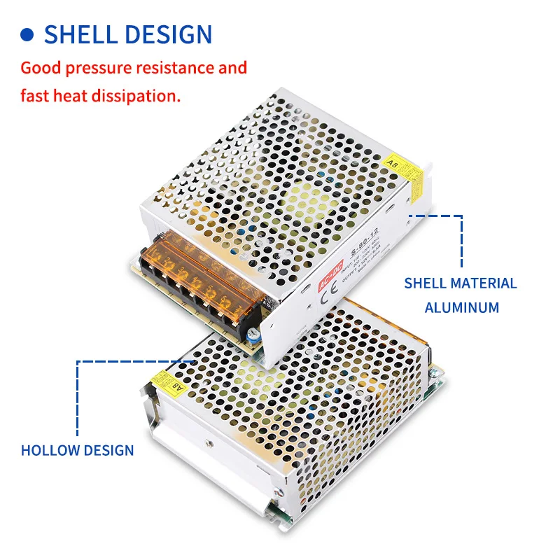 AC DC 220V постоянного тока до 12В импульсный источник Питание 12V 2A 3A 5A 10A 15A 20A