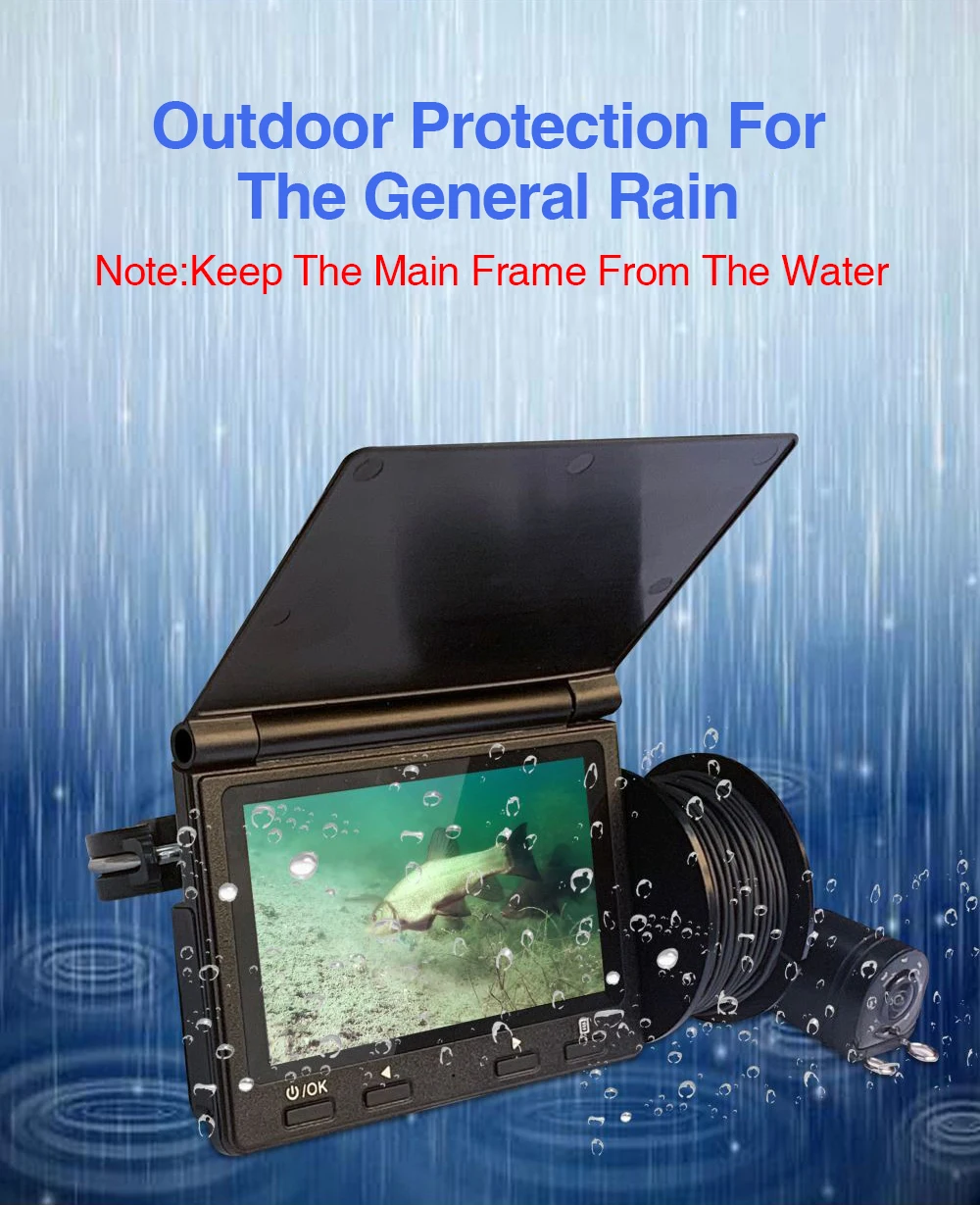 Продажа Камера для поиска рыбы Eyoyo X6, 30 м, 720 дюйма, высокое разрешение