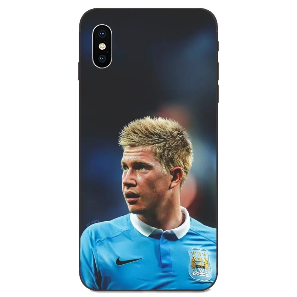 Черный мягкий чехол для huawei nova 2 2S 3i 4 4e 5i Y3 Y5 II Y6 Y7 Y9 Lite Plus Prime Pro футболист Кевин Де Брюйн