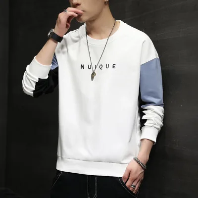 

Мужской свитер, новинка весны 2021, куртка с длинными рукавами и карманами, Мужская Удлиненная рубашка, Корейская Повседневная куртка с кругл...