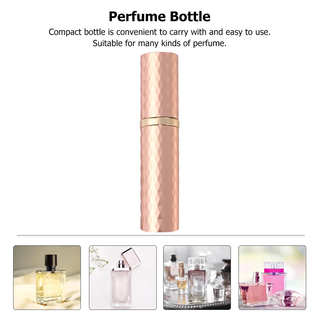 

Empty Alumina Alloy Spray Bottle 5ML Refillable Perfume Atomizer Fine Mist Spray