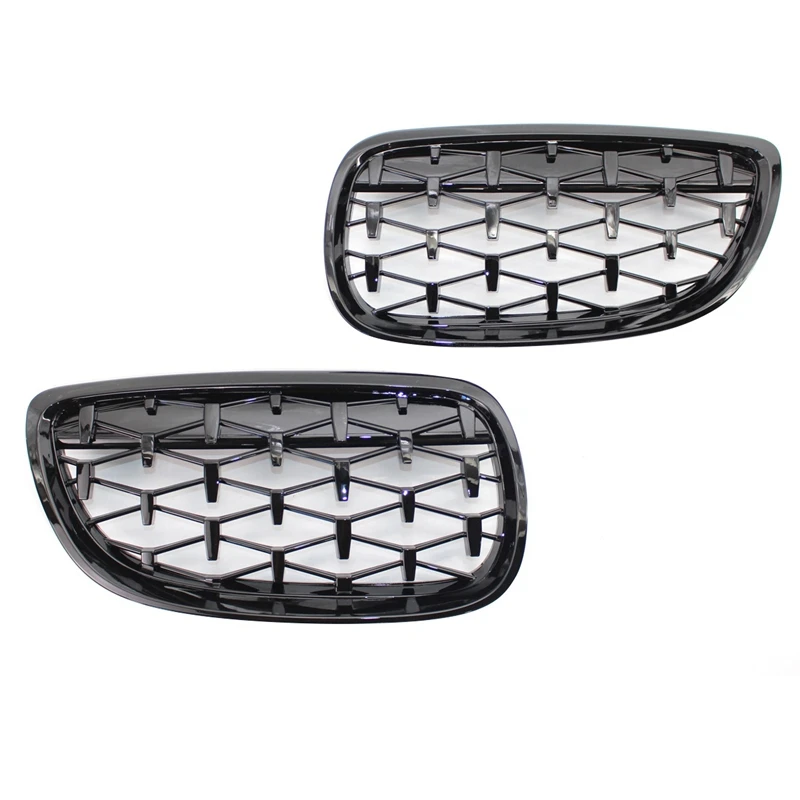 

Front Grill Grilles Kidney Grill Replacement For Bmw 3 Series E92 06-09 Bright Black