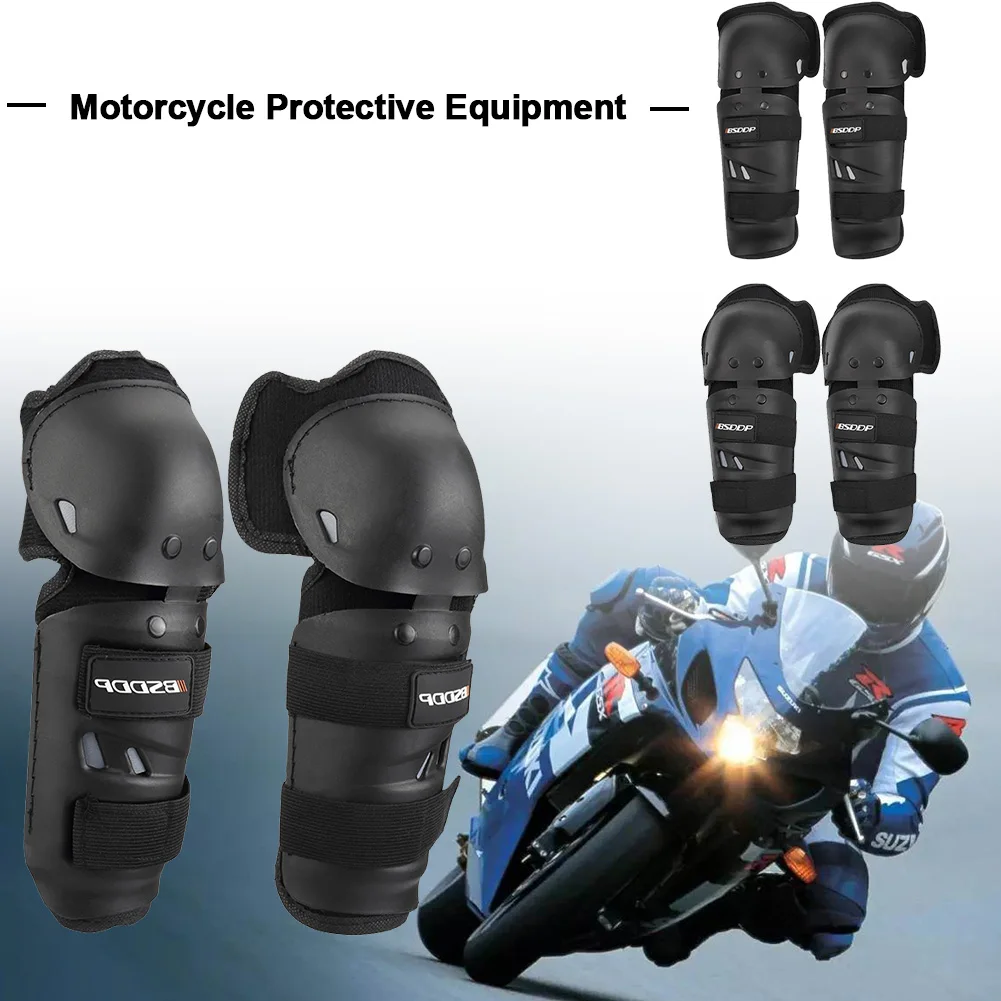 

Detachable Motorcycle Knee Pads Protector 4PCS/Set Long Leggings Shatter-resistant Elbow Knee Pad Outdoor Riding Safety Gear